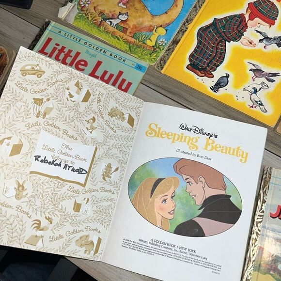 A Little Golden Book And A Television Book Of Farm Animals 1948-1986 Lot of 7 - Picture 3 of 8